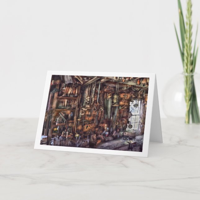 Cartes Pour Fêtes Annuelles Carpenter - C'est beaucoup d'outils (Devant)