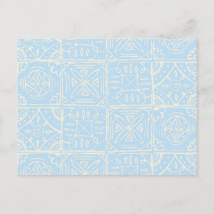 Cartes Pour Fêtes Annuelles Carreau sans couture de style Amalfi délicat
