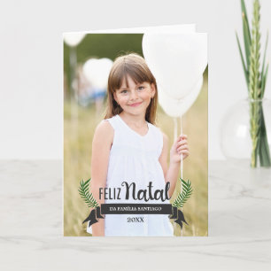 Cartes Pour Fêtes Annuelles Cartão de Natal Elegante