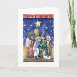 Cartes Pour Fêtes Annuelles "Carte de Noël de la reconstitution historique"