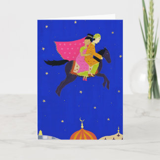 Cartes Pour Fêtes Annuelles "Carte de voeux du cheval enchanté"