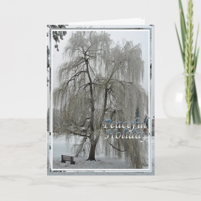 Cartes Pour Fêtes Annuelles Carte, Noël, Nouvel An - Vacances paisibles (Devant)