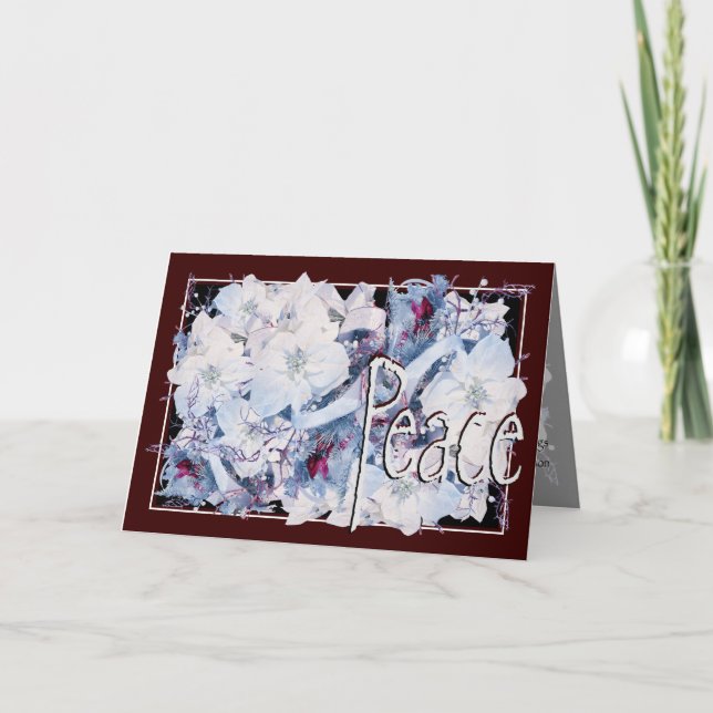 Cartes Pour Fêtes Annuelles Carte, Noël, Nouvel An, Vacances - Poinsettia (Devant)