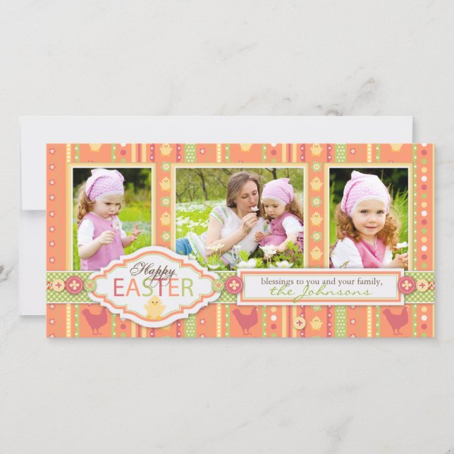 Cartes Pour Fêtes Annuelles 'Carte photo 2 de poussin de Lil (Devant)