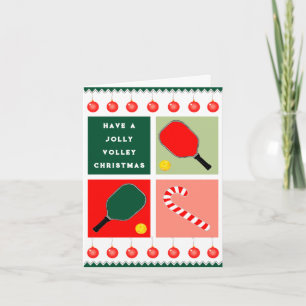 Cartes Pour Fêtes Annuelles Cartes-cadeaux de Noël Pickleball