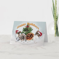 Cartes de Papillon bonnes fêtes