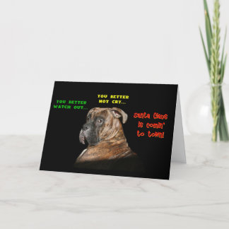 Cartes Pour Fêtes Annuelles Cartes: Vous feriez mieux de faire attention