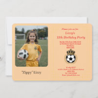 Carton d'invitation personnalisé avec photo pour a