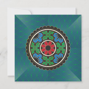 Cartes Pour Fêtes Annuelles Carton d'invitation pour les vacances Mah Jongg/Ca