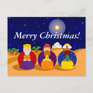 Cartes Pour Fêtes Annuelles Cartoon of "The Three Kings" / "Three Wise Men",