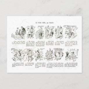 Cartes Pour Fêtes Annuelles CArtoon Pere Noel par Henriet