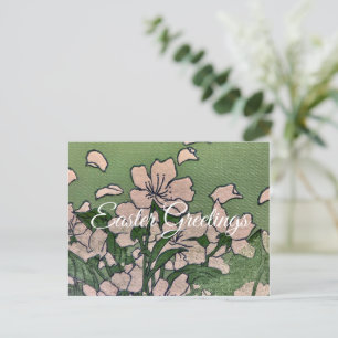 Cartes Pour Fêtes Annuelles Cascade en fleurs roses