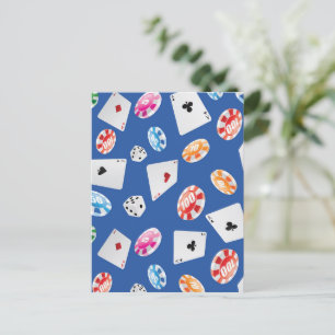 Cartes Pour Fêtes Annuelles Casino, Jeux accessoires motif 6