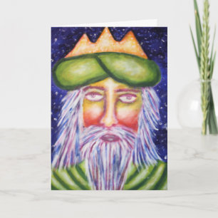 Cartes Pour Fêtes Annuelles "Caspar" Trois Rois Art de Noël