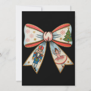 Cartes Pour Fêtes Annuelles Casse-noisette à noeud coquet Noël Famille Fêtes