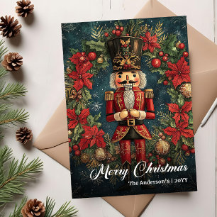 Cartes Pour Fêtes Annuelles Casse-noisette de Noël rétro moderne modifiable