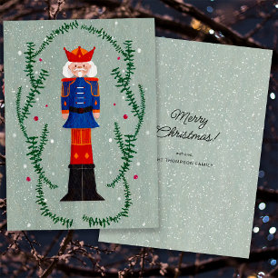 Cartes Pour Fêtes Annuelles Casse-noisette élégant traditionnel Joyeux Noël