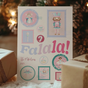 Cartes Pour Fêtes Annuelles Casse-noisette groovy pastel de Falala pour Noël