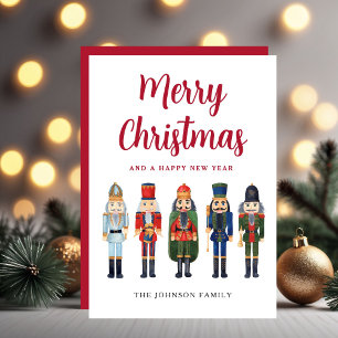 Cartes Pour Fêtes Annuelles Casse-noisette mignon Joyeux Noël