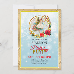 Cartes Pour Fêtes Annuelles Casse-Noisette Noël Ballerine Anniversaire
