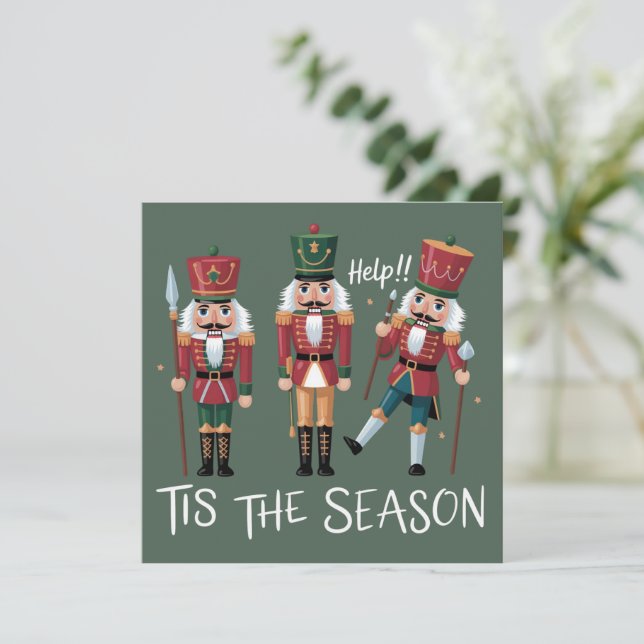 Cartes Pour Fêtes Annuelles Casse-Noisette Noël C'est la saison du groupe Xmas (Debout devant)