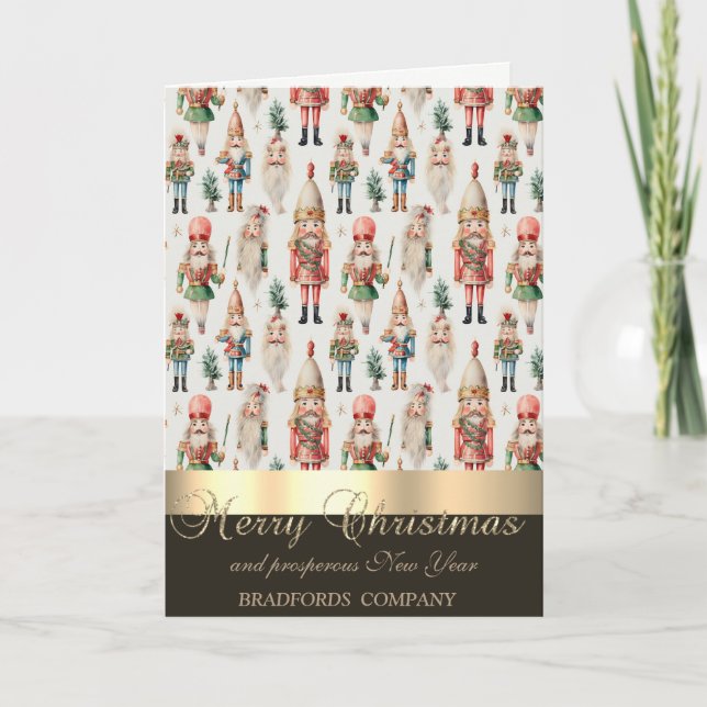 Cartes Pour Fêtes Annuelles Casse-noisette Noël Hiver (Devant)