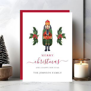 Cartes Pour Fêtes Annuelles Casse-Noisette Noël Mignon