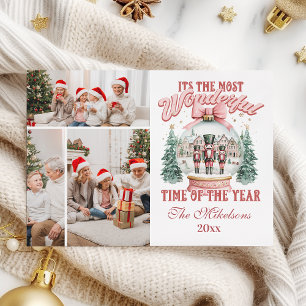 Cartes Pour Fêtes Annuelles Casse-noisette rose Noël 3 Photo  Merveilleux