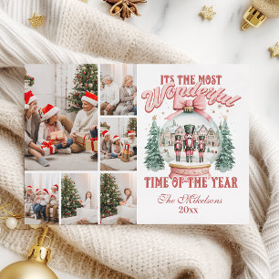 Cartes Pour Fêtes Annuelles Casse-noisette rose Noël 6 Photo Monde enchanté G