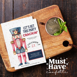 Cartes Pour Fêtes Annuelles Casse-noisettes de Noël, on va faire craquer cette