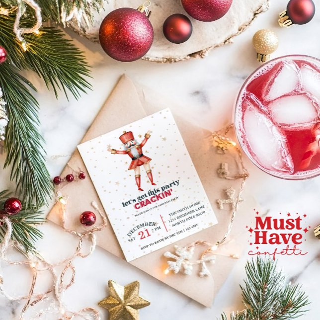 Cartes Pour Fêtes Annuelles Casse-noisettes de Noël, on va faire craquer cette (Créateur téléchargé)