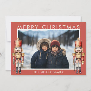 Cartes Pour Fêtes Annuelles Casse-noix aquarelle moderne minimaliste Noël