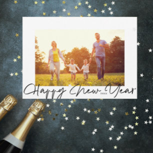 Cartes Pour Fêtes Annuelles Casual Happy New Year Photo