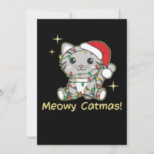 Cartes Pour Fêtes Annuelles Cat Christmas Animals Cute Cats Meowy Catmas