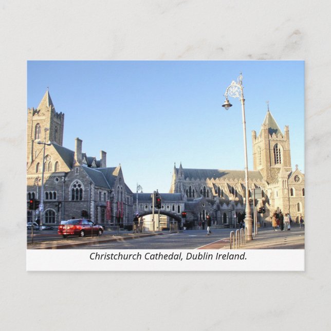 Cartes Pour Fêtes Annuelles Cathédrale Christchurch, Dublin Irlande (Devant)