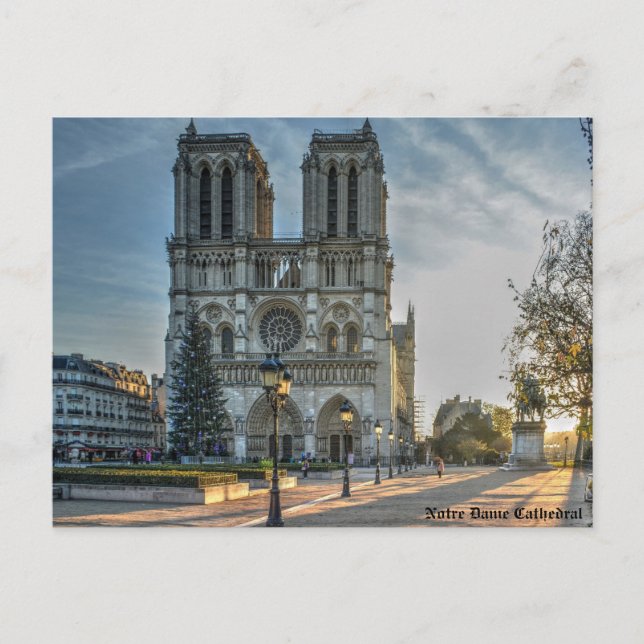 Cartes Pour Fêtes Annuelles Cathédrale Notre-Dame (Devant)