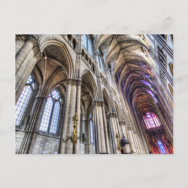 Cartes Pour Fêtes Annuelles Cathédrale Notre-Dame Reims (Devant)