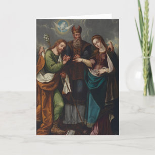Cartes Pour Fêtes Annuelles Catholique Traditionnelle Mariage Salutation Maria