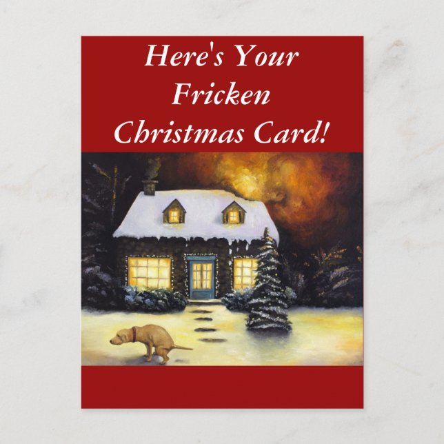 Cartes Pour Fêtes Annuelles Cauchemar de Kinkades (Devant)