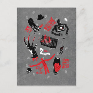 Cartes Pour Fêtes Annuelles Cauchemar sur Elm Street   Parler de Freddy Kruege