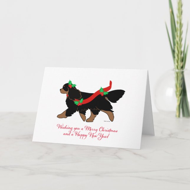 Cartes Pour Fêtes Annuelles Cavalier de Noël (Devant)