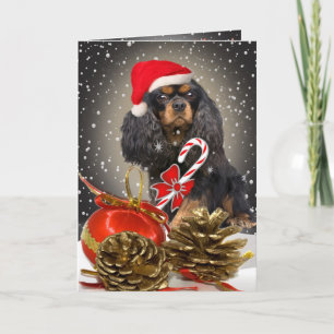 Cartes Pour Fêtes Annuelles Cavalier King Charles Christmas card