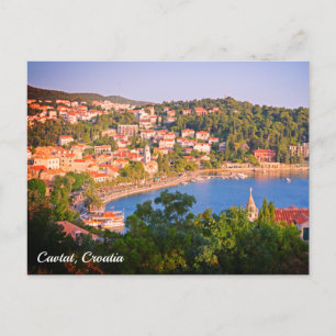Cartes Pour Fêtes Annuelles Cavtat, Croatie Vue de la ville depuis le mausolée