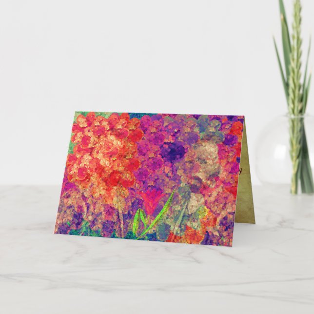 Cartes Pour Fêtes Annuelles Ce que Van Gogh ne savait pas (Personnalisé) (Devant)