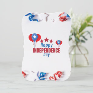 Cartes Pour Fêtes Annuelles #CelebratingHsppyIndependenceDayFlatHolidayCard