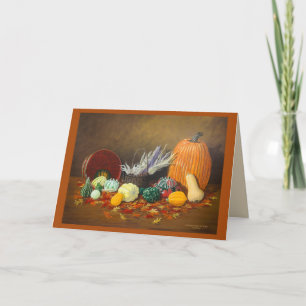 Cartes Pour Fêtes Annuelles Célébration d'automne et de Thanksgiving
