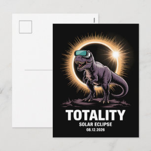 Cartes Pour Fêtes Annuelles Célébration de la totalité de l'éclipse solaire 20