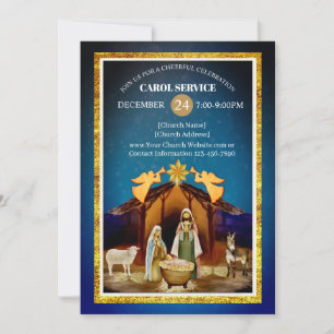 Cartes Pour Fêtes Annuelles Célébration de Noël de l'Église chrétienne religie