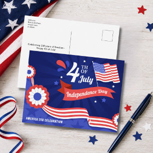 Cartes Pour Fêtes Annuelles Célébration du jour de l'indépendance de l'Amériqu