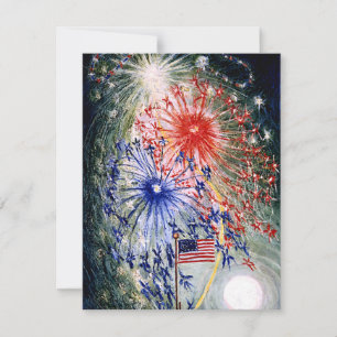 Cartes Pour Fêtes Annuelles Célébration du quatre juillet